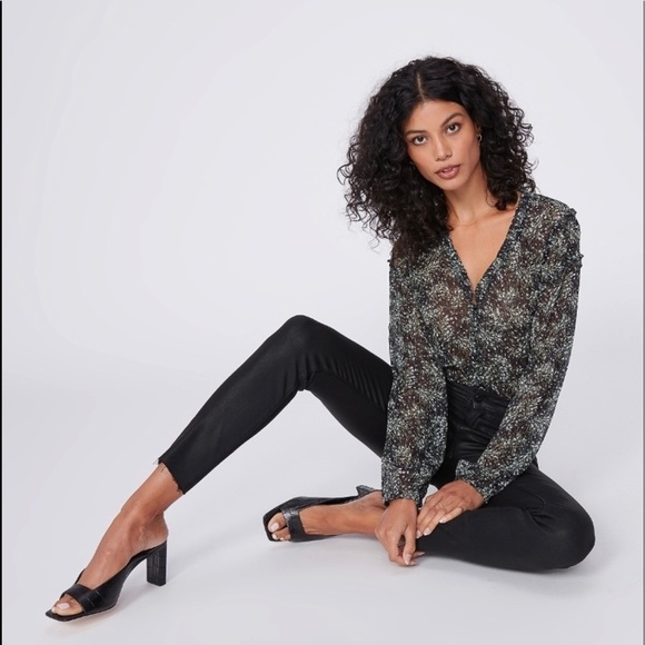 PAIGE Verdugo 5 pocket classic ankle distressed  jeans black NWT Size 29
C - Picture 1 of 16